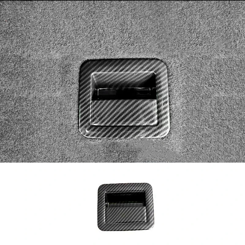 FOR Audi Q3 2019 -2022 Car Carbon fiber style Console Gear Shift Frame Cover Trim Interior accessories  Auto Integral interior