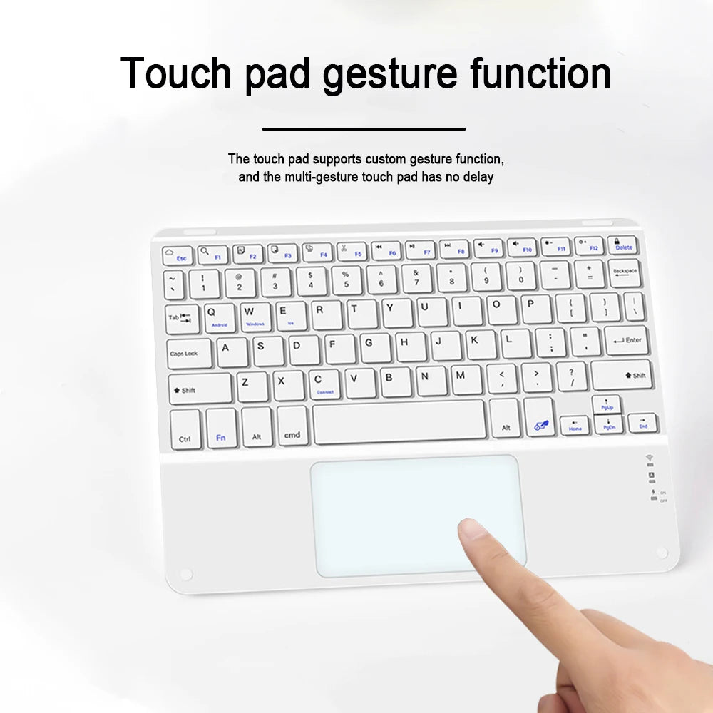Touchpad Bluetooth Keyboard For Smart Phone PC Computer Laptop Wireless Keyboard  For iOS Android Windows for iPad Keyoboard