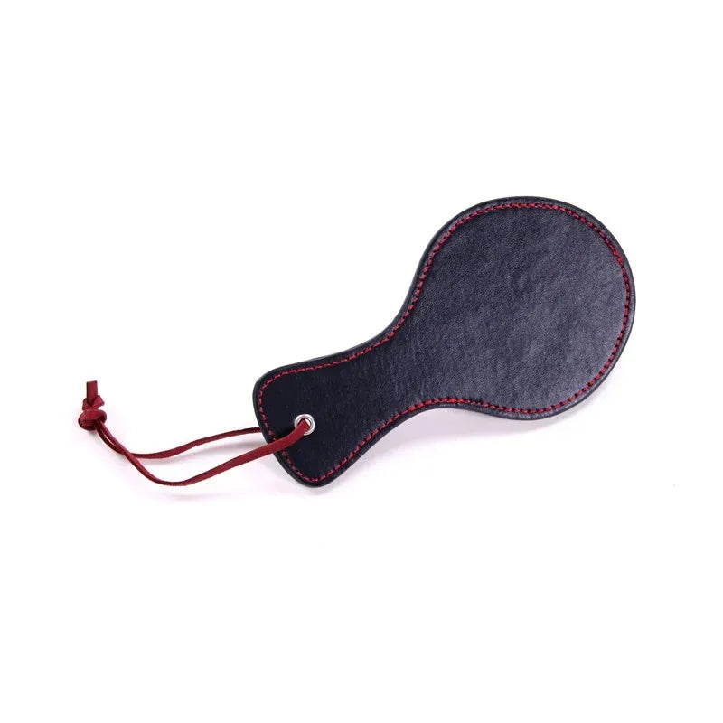 BDSM Riveted Leather Heart Spanking Paddle Flogger Whip Fetish Toy For Adult Men Women Couple 18+