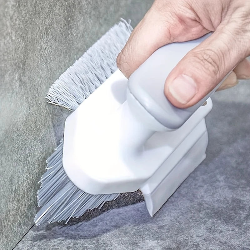 2-In-1 Cleaning Brush, Multifunctional Crevice Brush, Floor Brush, Bathroom Corner Crevice, Toilet Cleaning Brush, 1 Piece