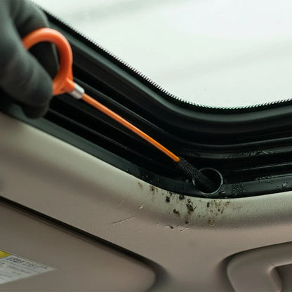Car Sunroof Drain Hole Cleaning Brush Flexible Long Tube Cleaner Tool Auto Skylight Dredge Pipe Water Outlet Unclogging Device