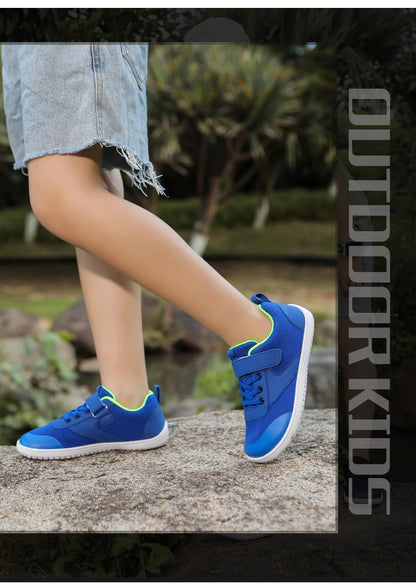 Kids wide foot barefoot shoes boys and girls minimalist kids sneakers natural opening shoes toddler small big kids walking shoes