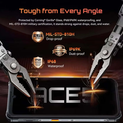 [Shipping From Poland] Cubot KingKong ACE 5 Android 16  10200mAh Rugged Smartphone 20GB(8+12) RAM 256GB ROM 6.745" 120Hz NFC
