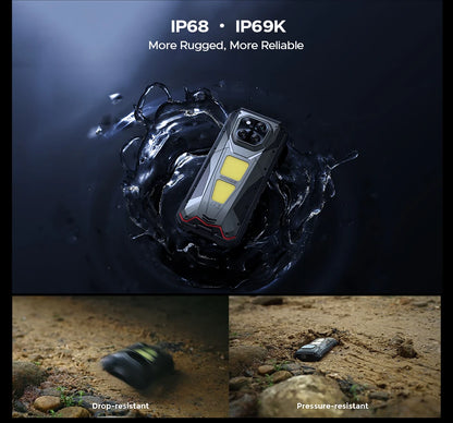 World Premiere DOOGEE V Max Play 5G Projector Rugged Phone 20500mAh Dual Camping Lights Dimensity 7300 16GB+512GB NFC Smartphone