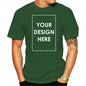 Add Your Own Custom Text Name Personalized Message  Men's T Shirt Casual Dress High Quality MensT-shirt5xL