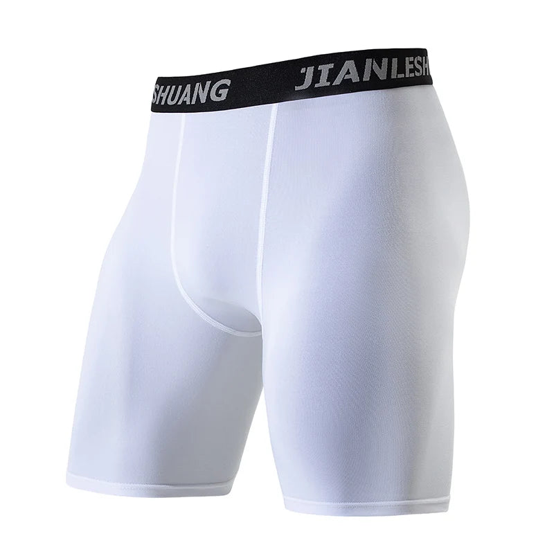 1/5 Pcs Men's Black And White Classic Cycling Long Underwear Multi-size Running Fitness Comprehensive Training Shorts Teenagers
