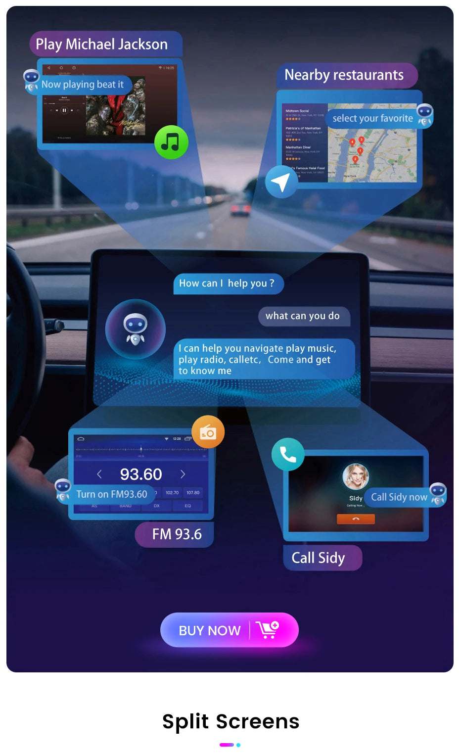 Junsun CarPlay Android Auto Radio for Ford Focus Mondeo Fiesta Transit Kuga C-Max S-Max Galaxy GPS Car Multimedia 2din autoradio