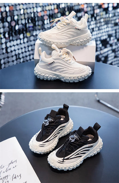 JIMITU Children Sneakers Breathable Mesh Kids Girls And Boys Casual Shoes Rubber Sole Summer Autumn Toddlers Tennis 3-6y