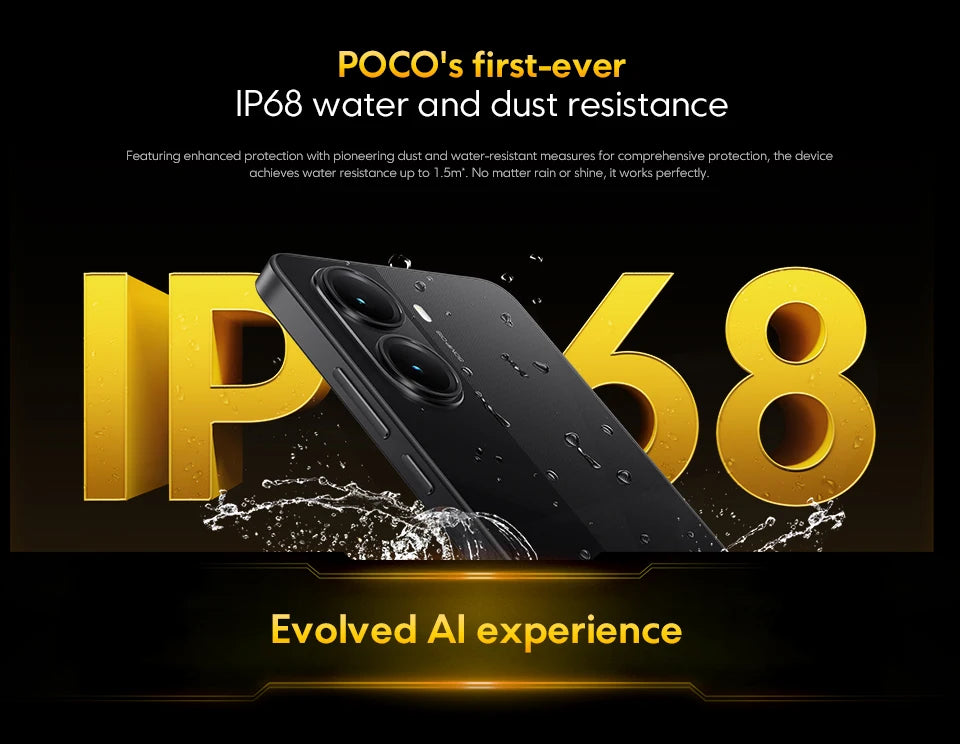 POCO X7 Pro 5G NFC 256GB 12GB 512GB Dimensity 8400-Ultra 6.67" 120Hz Display 6000mAh 5G NFC