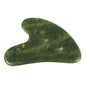 Helu Jade Gua Sha Tool Xiuyan Jade Heart-shape Massager Neck Massage Natural Massager Jade Guasha Scraper