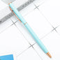 50 Pcs Metal Ballpoint Pen Rose Gold Pen Custom Logo School&office Supplies Stationery Business Gift Lettering Engraved Name