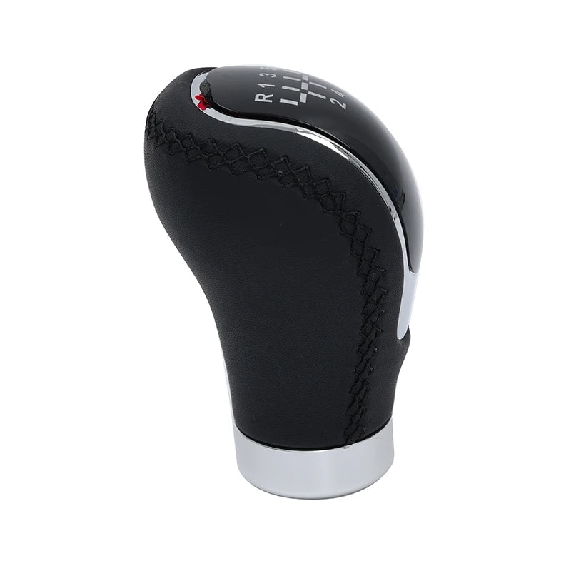 Universal 5/6 Speed Gear Shift Knob Shifter Lever Handle Modified Stick Leather Auto Accessories For All Manual Car Modles