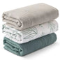 Baby cotton yarn quilt three-piece wrapping towel newborn six-layer wrapping blanket