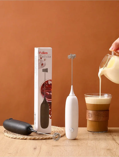 Handheld Electric Milk Frother, USB/Plug Electric Egg Beater, Multi-functional Drink Stirrer for Home Coffee, Milk Foam, Baking