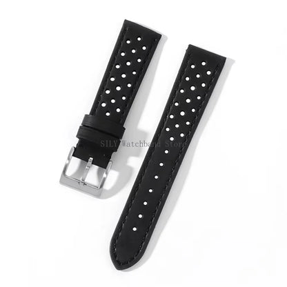 Breathable Leather Strap Men Women Universal Cowhide Watchband Business Wristbelt Band Sport Bracelet Accessories 18mm 20mm 22mm