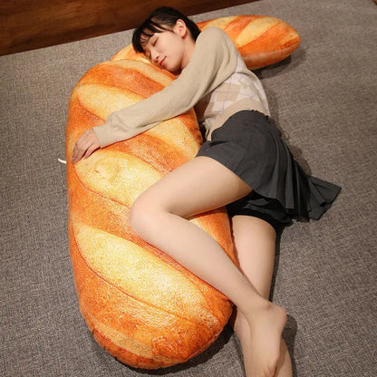 French Bread Plush Pillow Stuffed Printing Images Food Plushie Peluche Party Prop Decor Sleeping Companion Man Gift