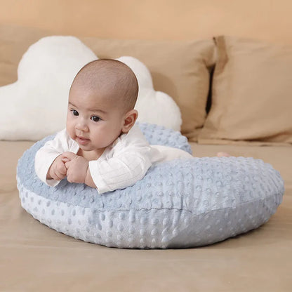 Soft Breathable Nursing Pillow Solid Color Back Support Cushion Baby Feeding Pillow Comfortable Nursing Aid Maternity Essential