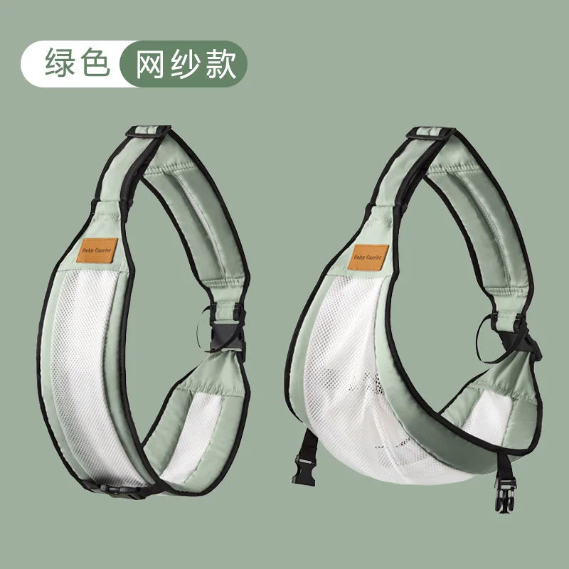 Adjustable Baby SlingOne Shoulder Baby Carrier Lightweight Breathable Mesh Baby Sling Portable Baby Carrier for Newborn Toddler