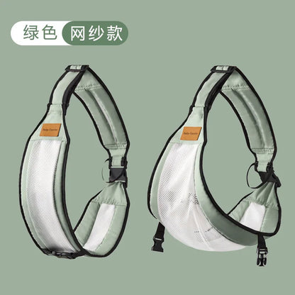 Adjustable Baby SlingOne Shoulder Baby Carrier Lightweight Breathable Mesh Baby Sling Portable Baby Carrier for Newborn Toddler