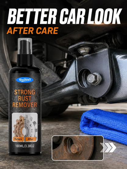 Car Rust Remover Spray with Rust Converter and Lubricant for Wheels Cleaner Vehicle Supplies