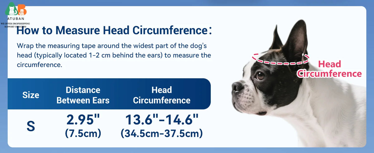 ATUBAN Dog Helmets for Small Dogs, Dog Helmet with Clear Lens Goggles, Doggie Helmets Hat with Ear Holes,Bike Doggie Helmet Dogs