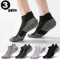 3 Pairs Professional Running Sports Fitness Ankle Socks Men's Towel Socks Outdoor Sports Short Socks Men And Women Socks GIFRS