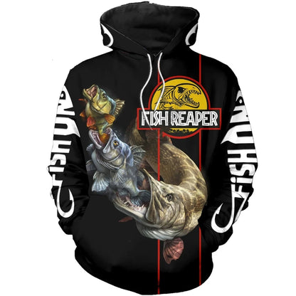 Animal Fisher Marlin Sweatshirts Man Tracksuit Fishing Camo Hoodies For Men Fashion Streetwear Harajuku Y2k 3D Print Pullovers