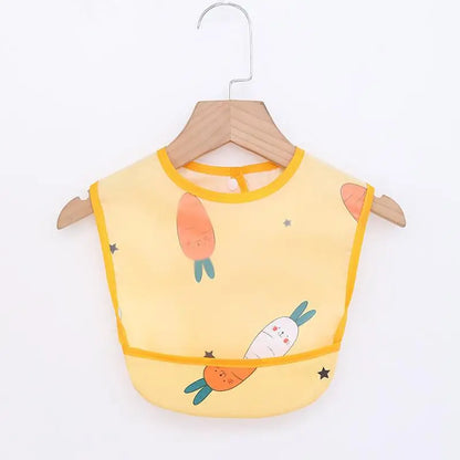 Baby Girls Apron Bibs Toddler Long Sleeve Scarf Waterproof Art Smock Feeding Bib Infant Boys Girls Kids Burp Cloth Bandana
