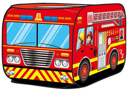 Game House Play Tent Fire Truck Police Bus Foldable Pop Up Toy Play House Children Toys Tent Ice Cream Firefighting Model House