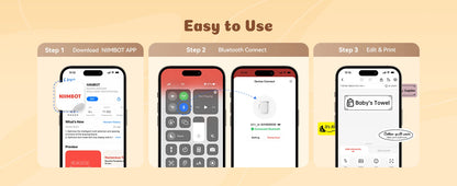 Niimbot D110 D11H 300dpi Bluetooth Label Printer Compact Wireless&Feature-Rich for Labeling Excellence Mobile Phone Durabiility