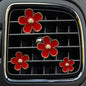 4PCs Flower Car Outlet Vent Perfume Clips Air Freshener Diffuser Conditioning Aromatherapy Perfume Clip Car Interior Decoration
