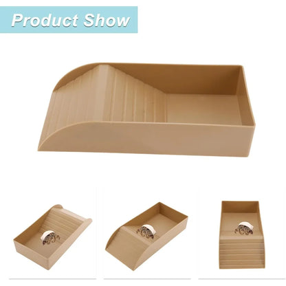 Turtle Bathing Pool Feeding Dish Durable Reptile Water Bowl for Box Turtles Frogs and Pets Easy to Clean Habitat Accessory