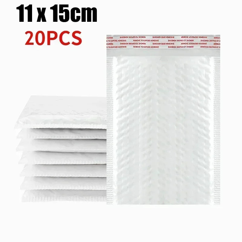 Universal Shipping Bags White Foam Envelope Adhesive Mailing Waterproof Bag Padded Envelopes for Magazine Lined Bubble Mailer