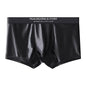1/3Pcs Breathable Thin Satin Silk Boxer Briefs Seamless Mid Waist Ice Silk Boxers Underpants Smooth Underwear for Men Daily