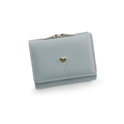 New Mini Short Women Wallets High Quality Coin Pocket Luxury Female Purses Card Holder Photo Holder Cute Wallet For Girls