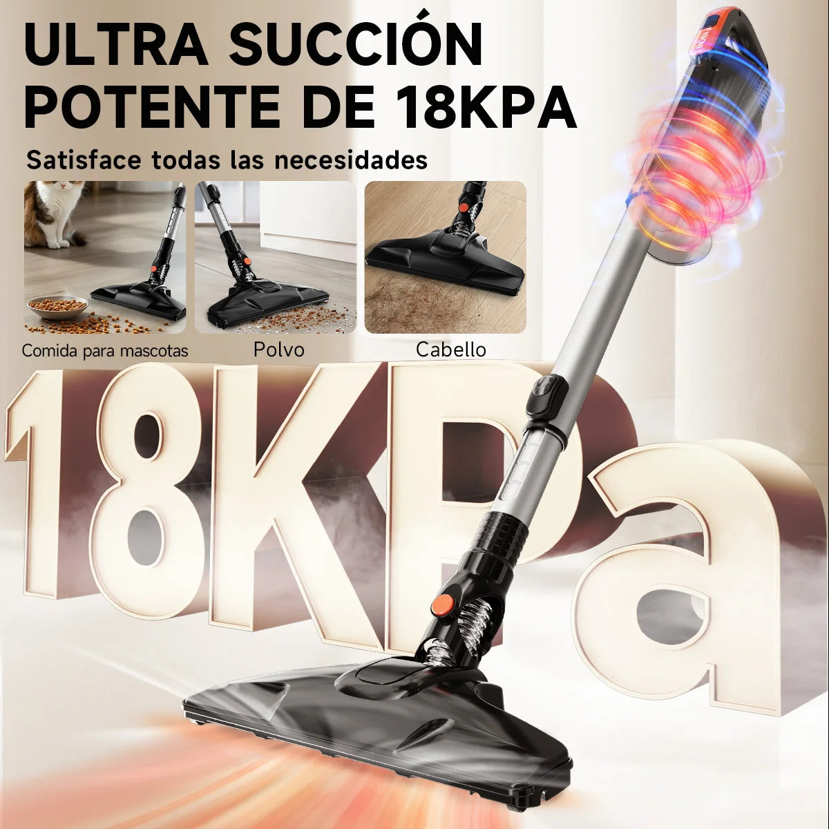 Enchen V3 Corded Handheld Vacuum Cleaner 650W Suction 18Kpa Capacity 1.2L Cable Length 5m Overheating Protection Portable Upright Vacuum Cleaner for Home Floor Carpet