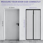 Magnetic Screen Door Hands Free Mesh Partition Heavy Duty Curtain Keeps Bugs Out Frame Hook & Loop Pet and Kid Friendly