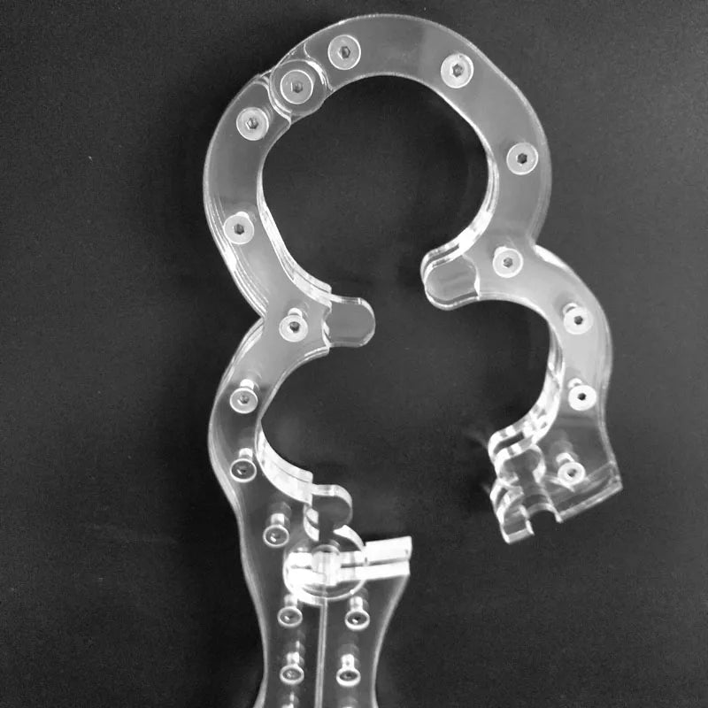 Neck Collar Handcuffs Crystal Flail BDSM Bondage Lock Hand Cuffs Sex Toys For Couples Women Wrist Restraints Adult Games Tools