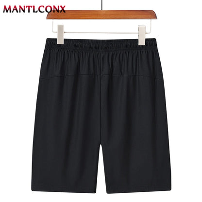 Men's Sports Shorts Elastic Workout Jogging Bottom Casual Gym Fitness Summer Short Pants Men Short Quick Dry Training Running XL