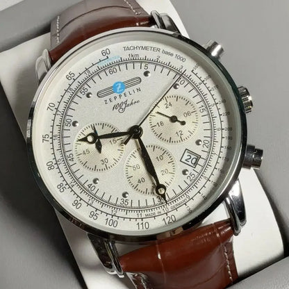 Zeppelin Airship Automatic Mens Watch Retro Business Commemorative Gift Fashion Leisure Timepiece Case New Watch