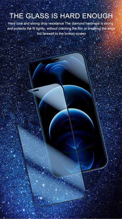3PCS 30D Tempered Glass Screen Protector for IPhone 17 Air 13 14 11 15 16 Pro Max Plus 12 Mini XS XR X Film Protective Cover