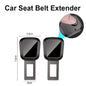 1/2/4 Pieces Car Seat Belt Clip Extender Alloy Seatbelt Lock Buckle Plug Auto Fastener Converter Clip Safety Belt Decoration
