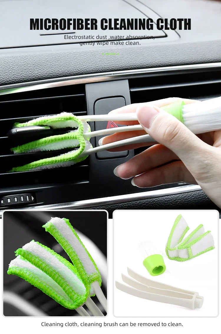 1PCS Car Cleaning Brush Accessories 2018 New for Volkswagen VW Golf 4 6 7 GTI Tiguan Passat B5 B6 B7 CC Jetta MK5 MK6 Polo