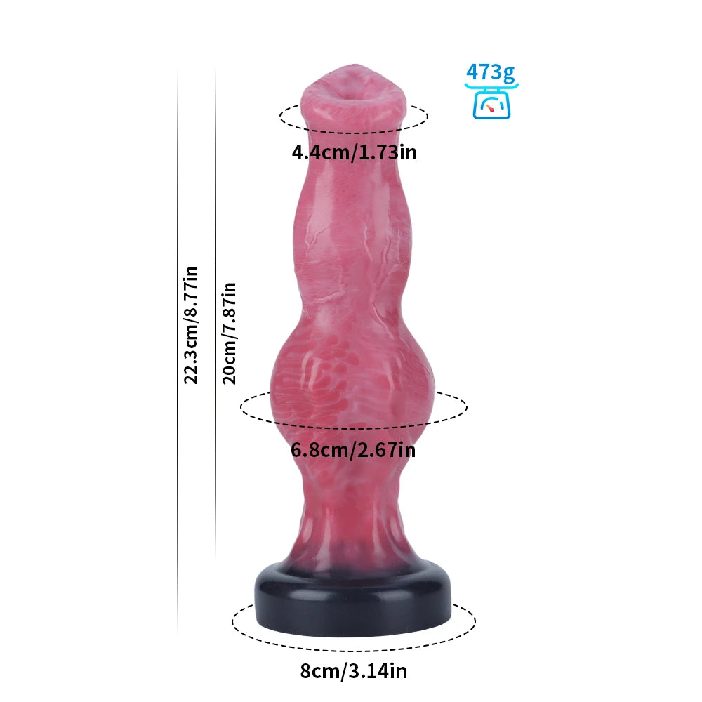 Dildo False Anal Plug Animal Dog Suspension Penis Vagina Masturbation Prostate G-Spot Stimulation Massager Anal Plug Sex Toy 18+