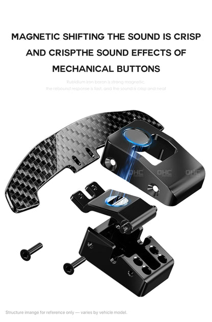 Carbon Fiber Magnetic Paddle Shifter For Mercedes-Benz Smart 451 / 453