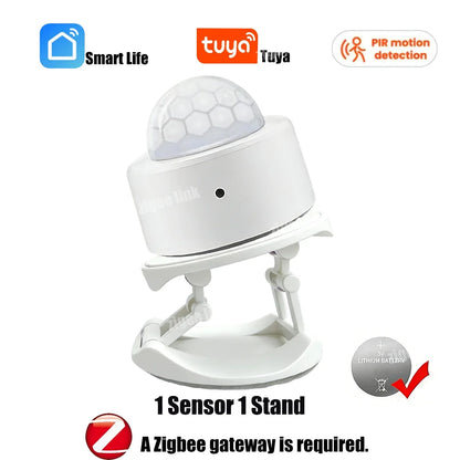Zigbee PIR Motion Sensor Human Body Infrared Detector Home Security Alarm Movement Detection Sensor Works With Smart Life