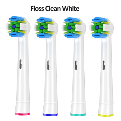 Replacement Toothbrush Heads Compatible with Oral-B ,4-12 Pcs Electric Brush Heads for Oral B Replacement Heads Pro500/1000