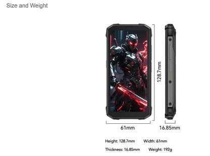 Mini Smartphone Android 15 Cubot KingKong MINI 4, 4.7-Inch Screen, 90Hz, 4700mAh Battery, Up to 20GB RAM+256GB ROM, Phone, NFC