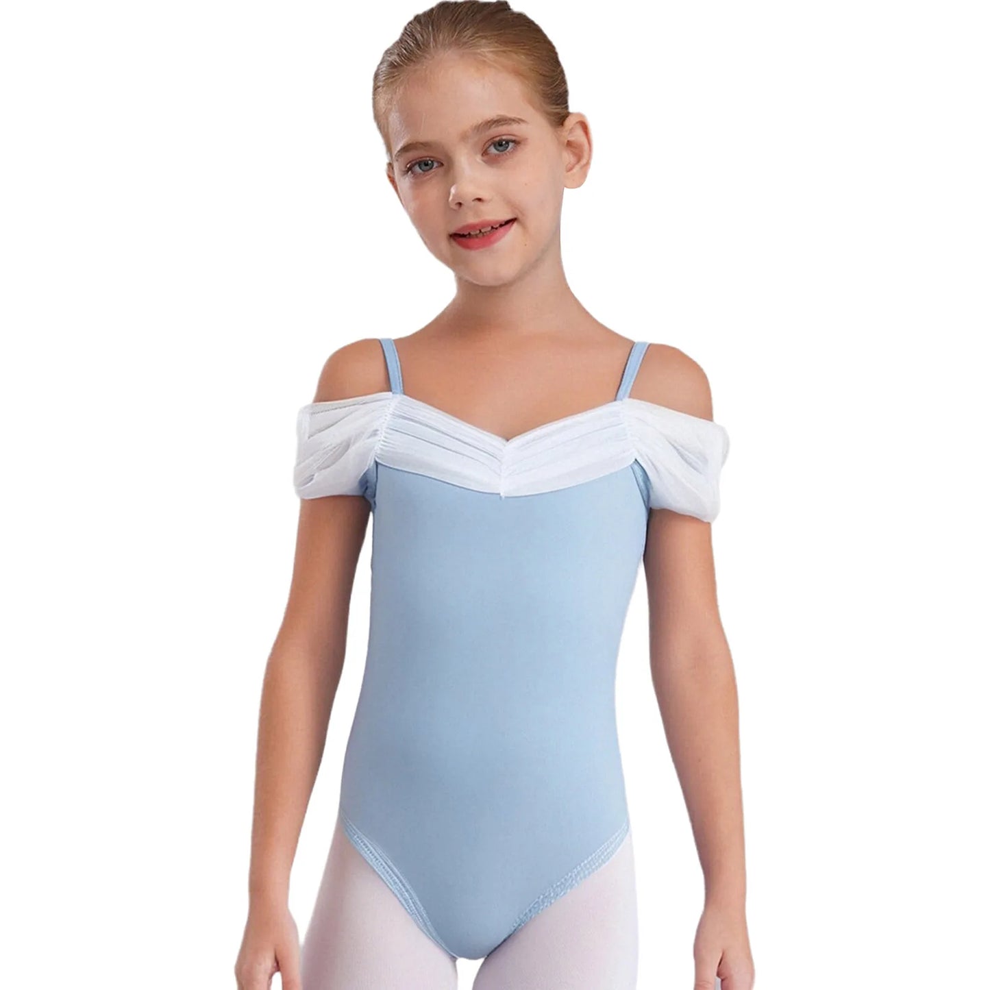 New Girls Ballet Leotards Kids Child Sleeveless Fairy Butterfly Wing Hollow Stitching Gymnastics Leotard Professional Stage Wear