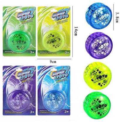 New Magic Night Light Yoyo Ball High Speed Bearing Special Support Metal Boy and Girl Yoyo Gift Night Light LED Light